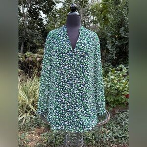 Chico's "abstract dot-print" blouse - size Chico's size 2